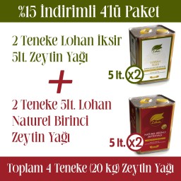 Lohan Zeytinyağlarının Lezzetini Çoklu Paketlerle Keşfet, %15 indirim